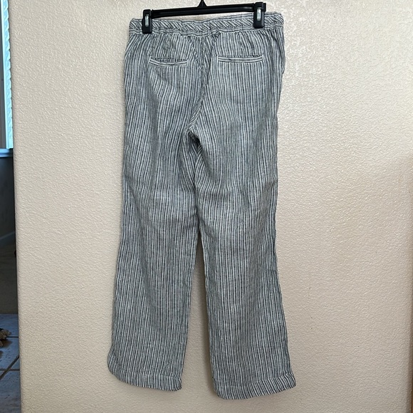 COPY - Drawstring linen wide leg pant - Picture 4 of 7
